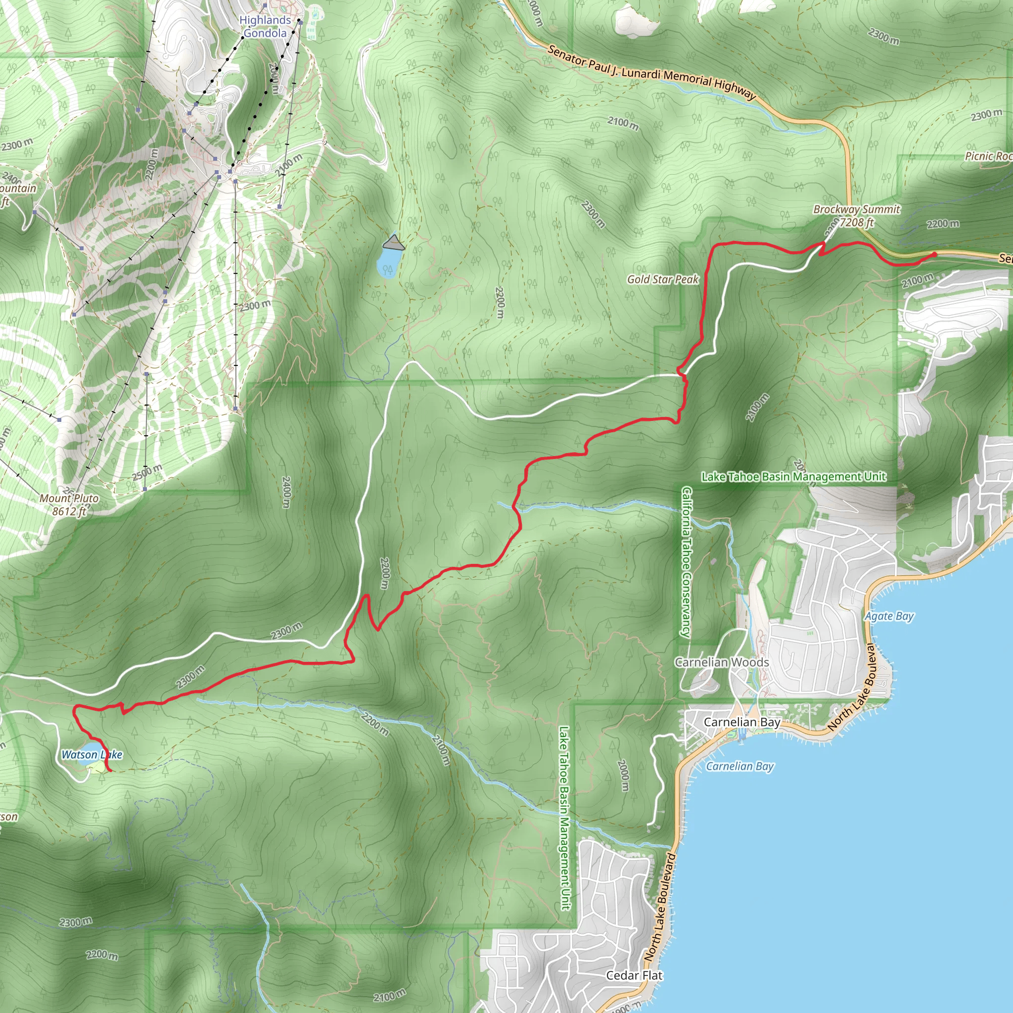 Watson Lake via ADT California mobile static map