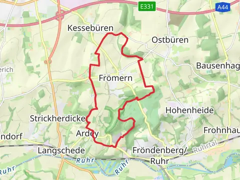 Fromern Loop via NSG Ostholzbachtal