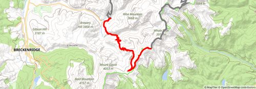 American Discovery Trail South Route stage 245 Map