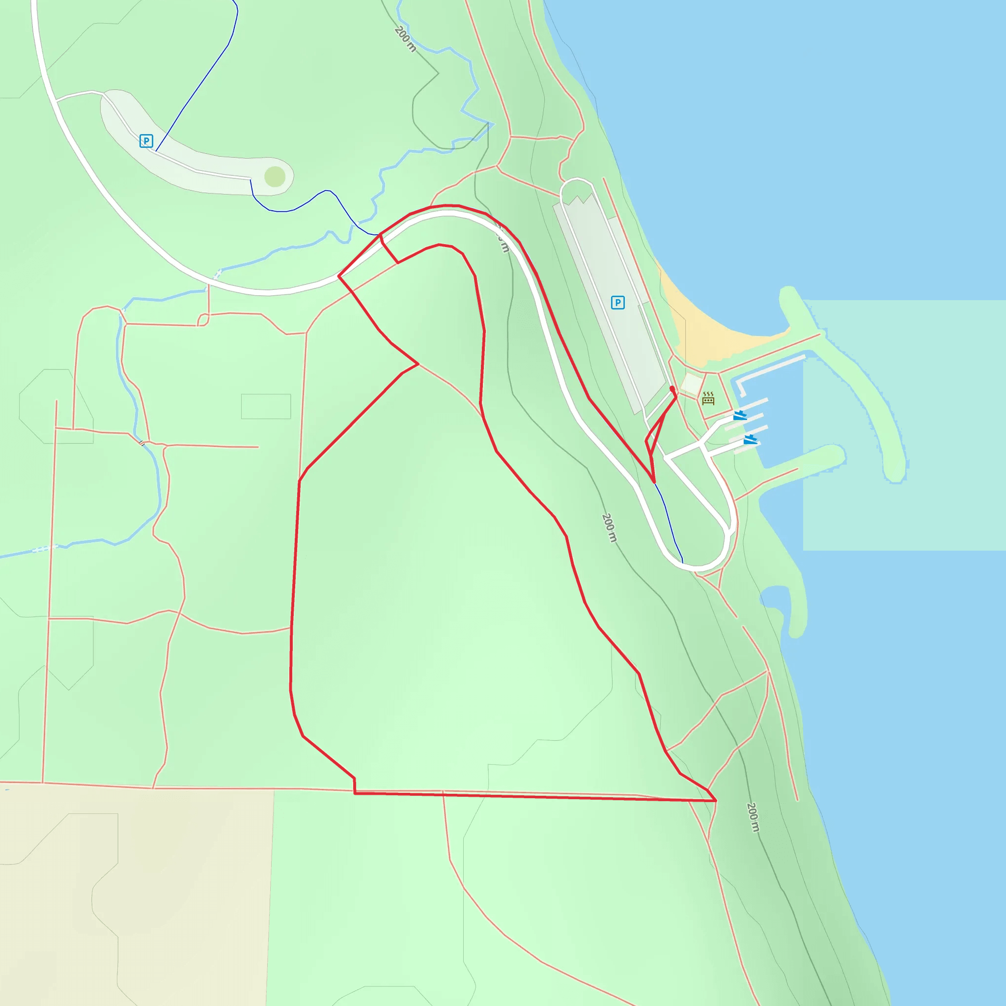 Bender Park East Loop mobile static map