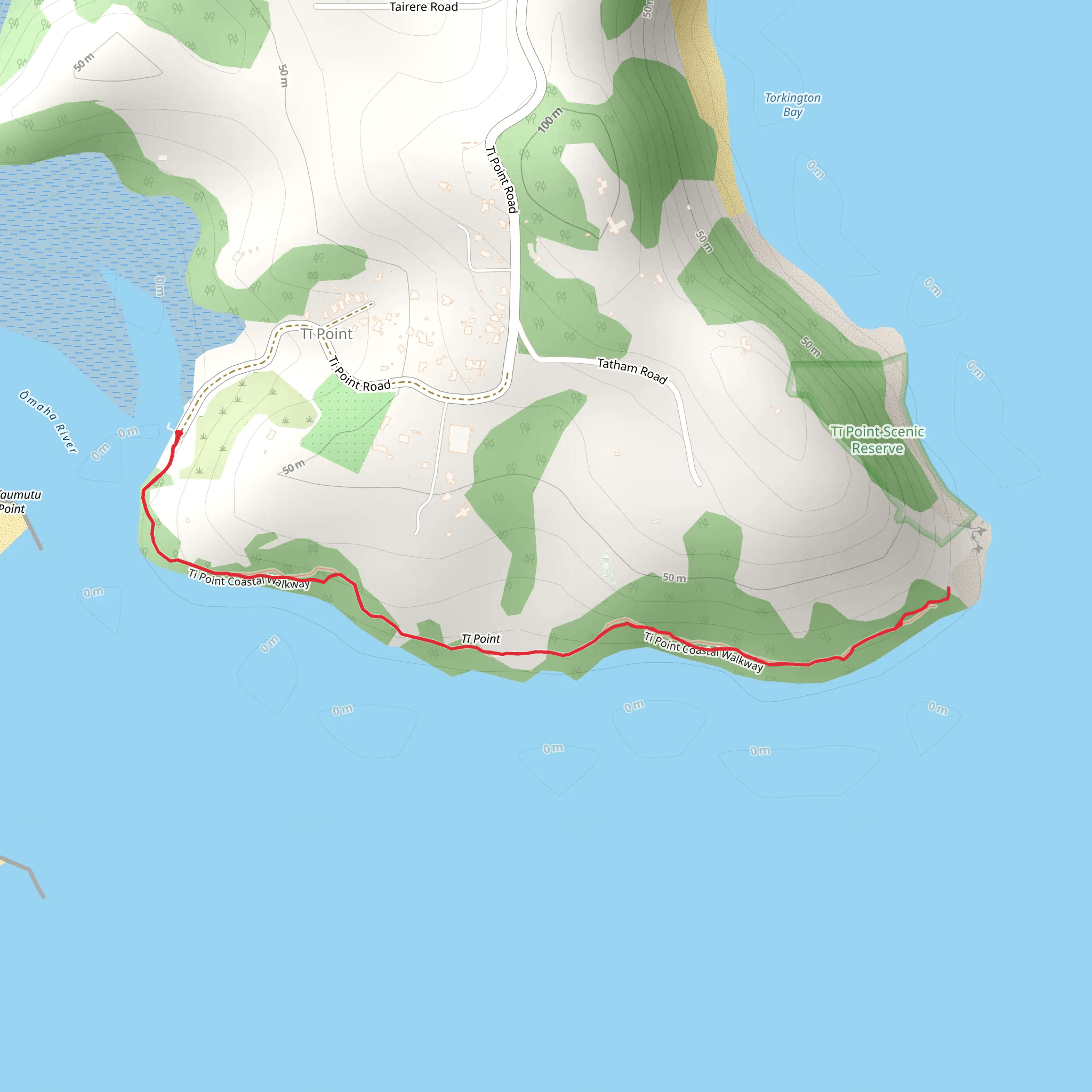 Ti Point Walk mobile static map