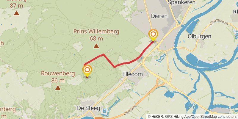 Veluwe Zwerfpad stage 11 Map