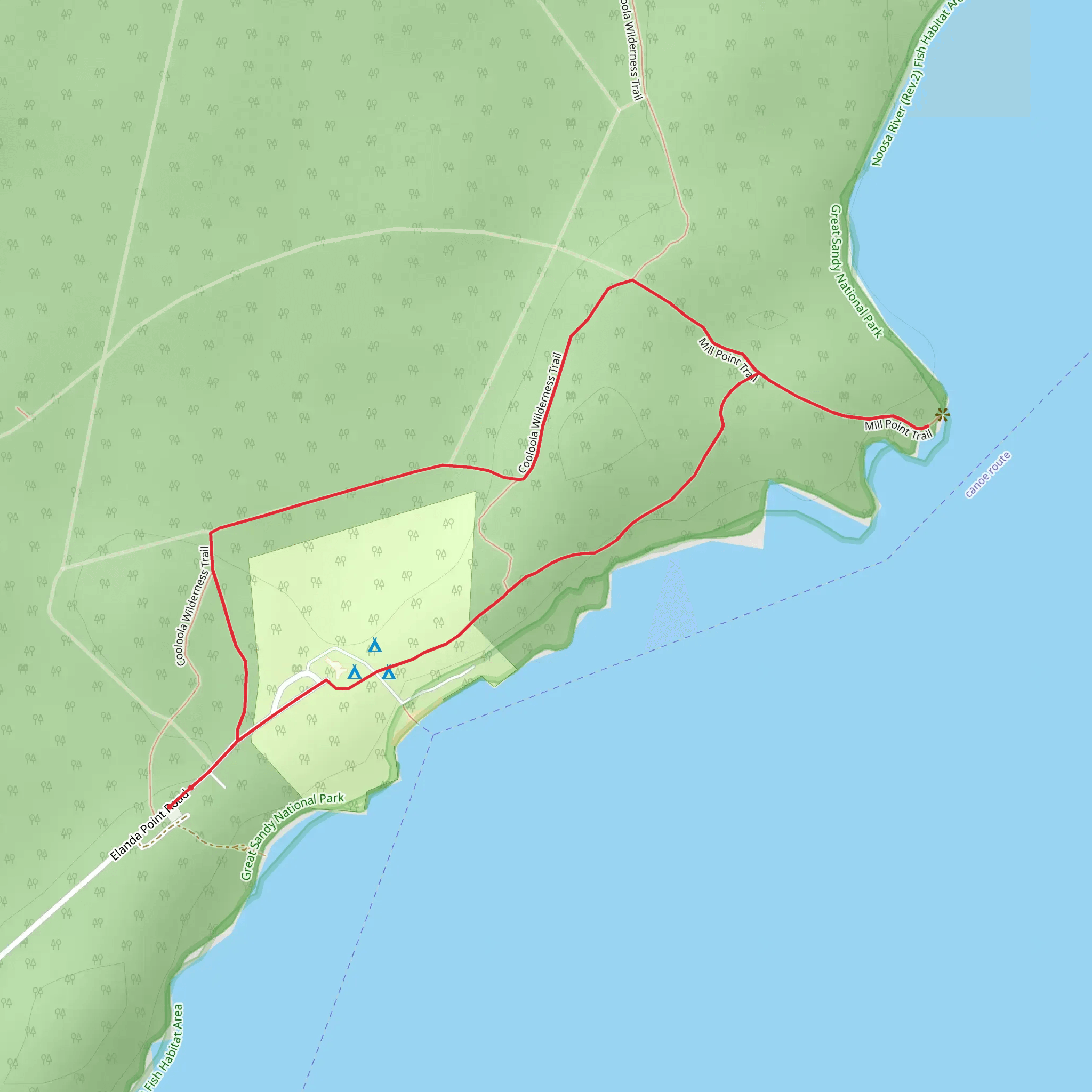 Mill Point Circuit Track mobile static map