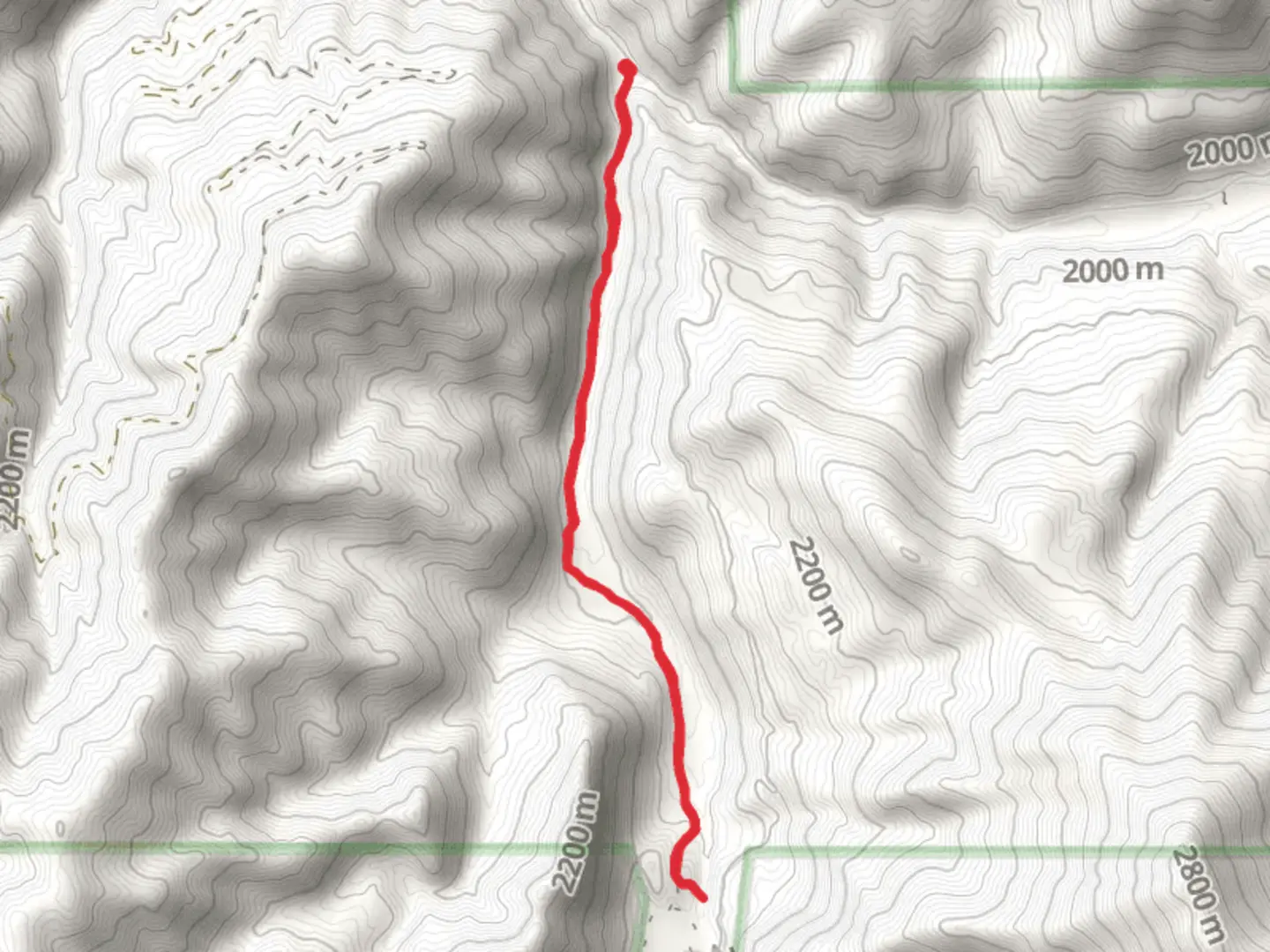 An image depicting the trail Passage Falls Trail and its surrounding area.