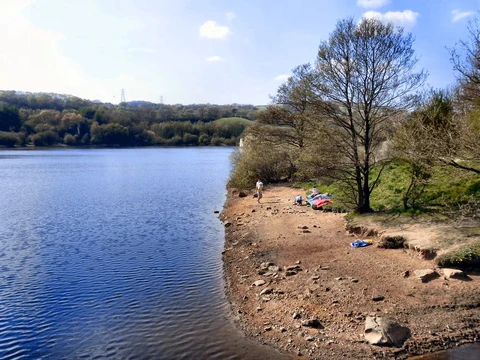 An image depicting the trail Jumbles Reservoir and Bradshaw Brook Walk and its surrounding area.