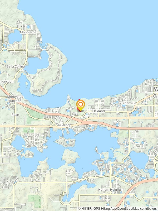 Oakland Nature Preserve mobile static map