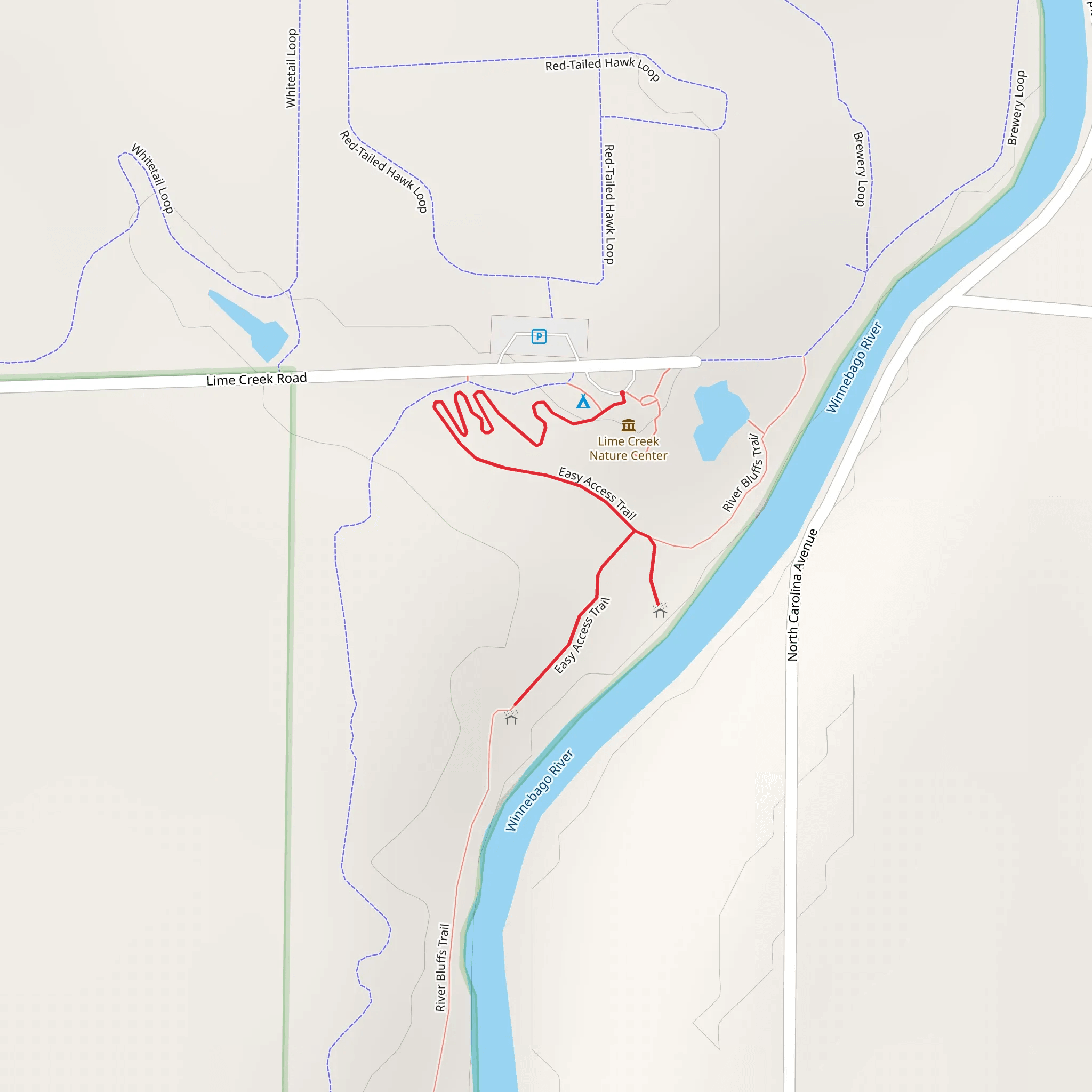 Lime Creek Conservation Area mobile static map