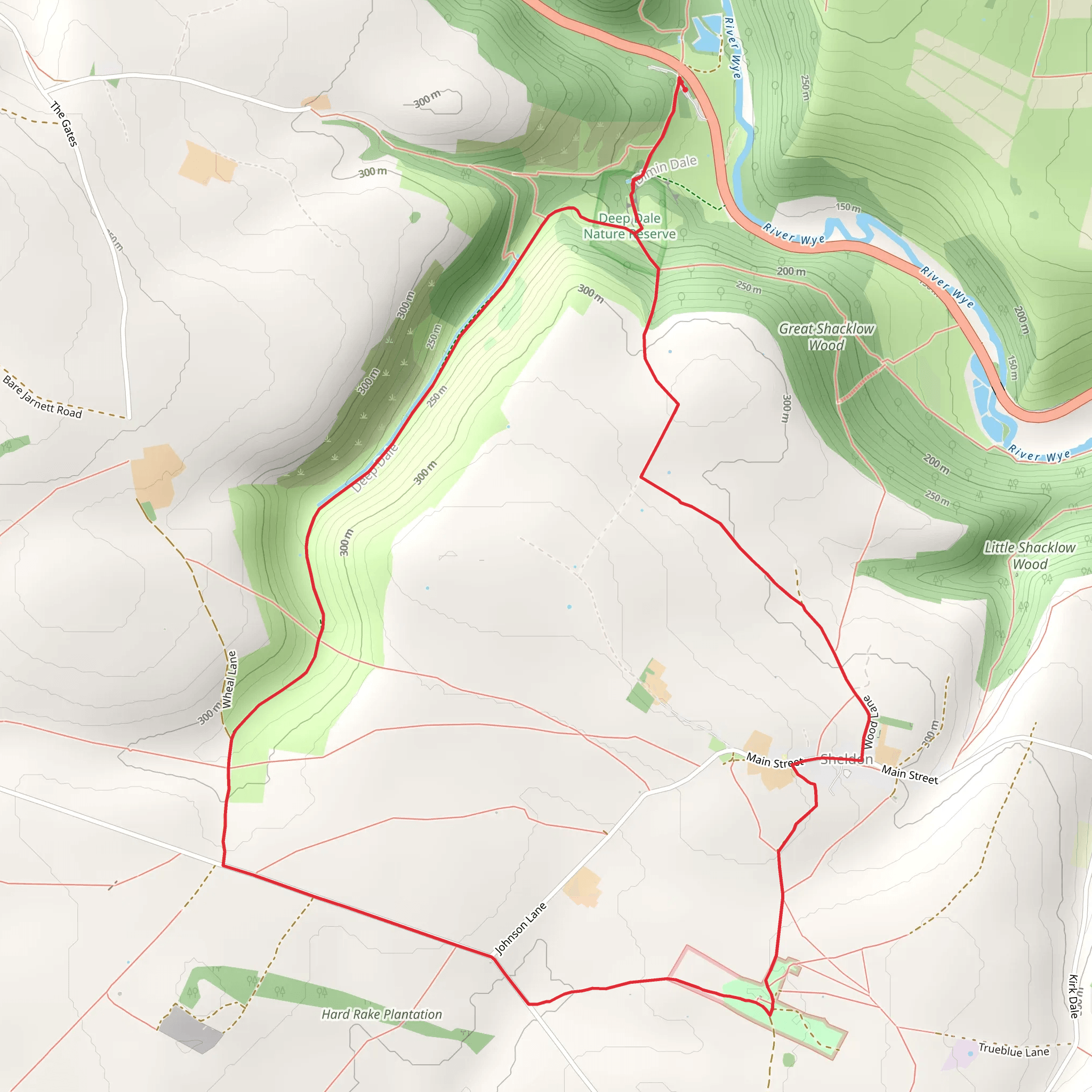 Sheldon Loop mobile static map