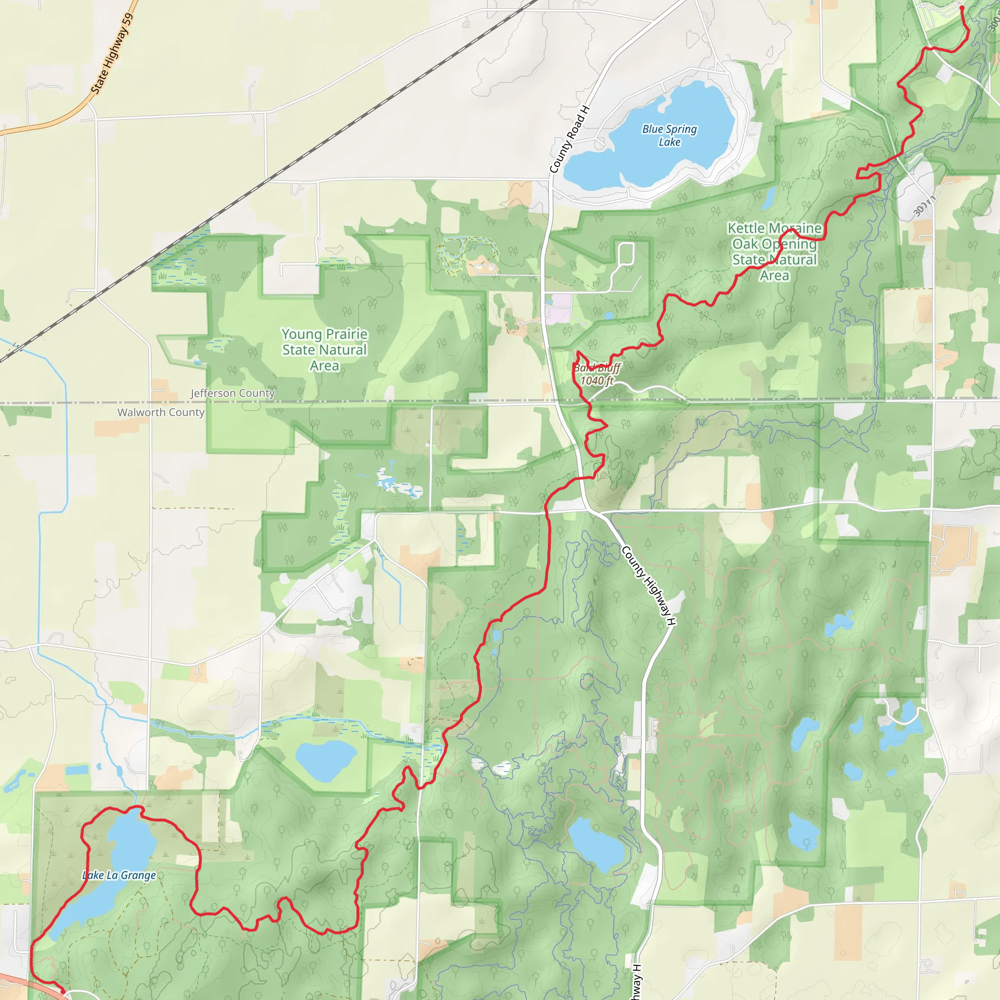 Bald Bluff via IAN mobile static map