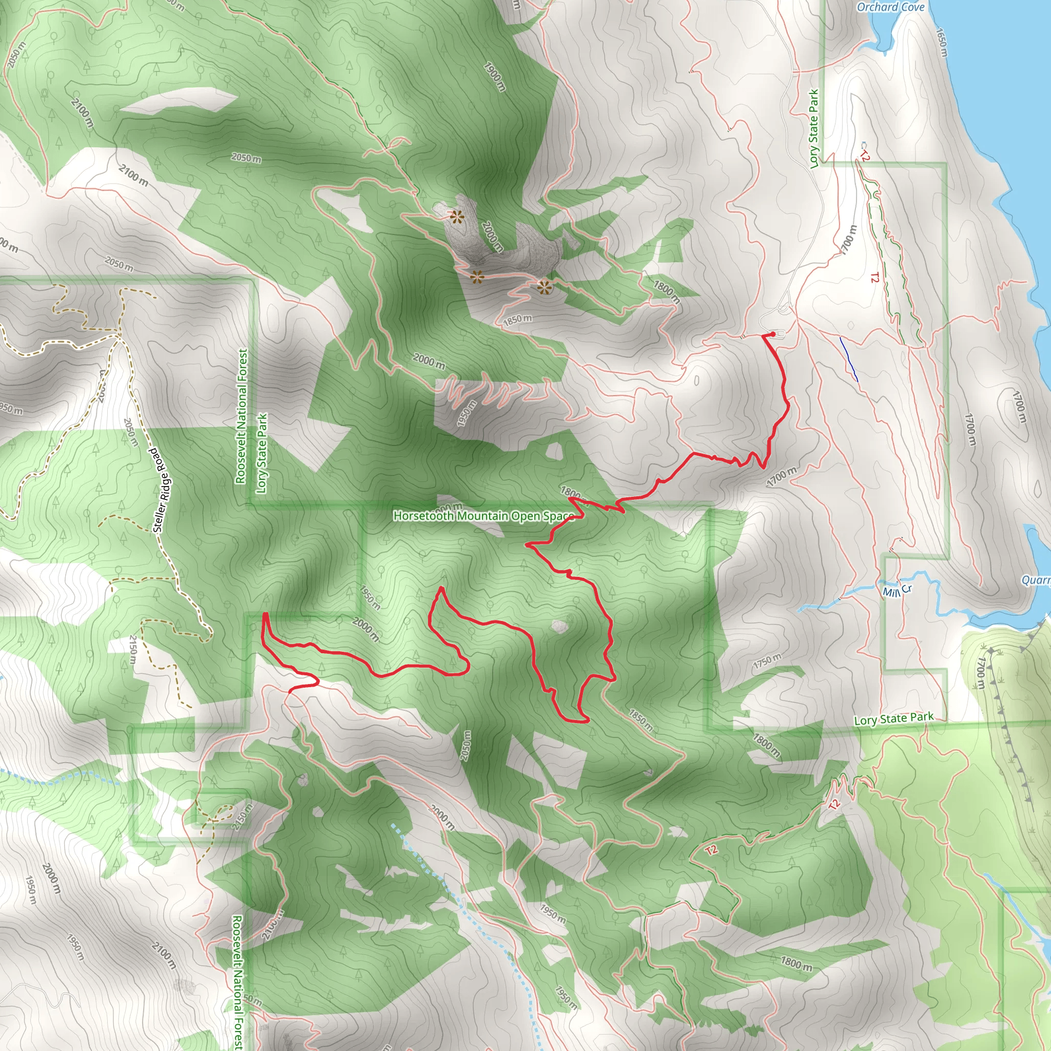 Mill Creek Link Trail mobile static map