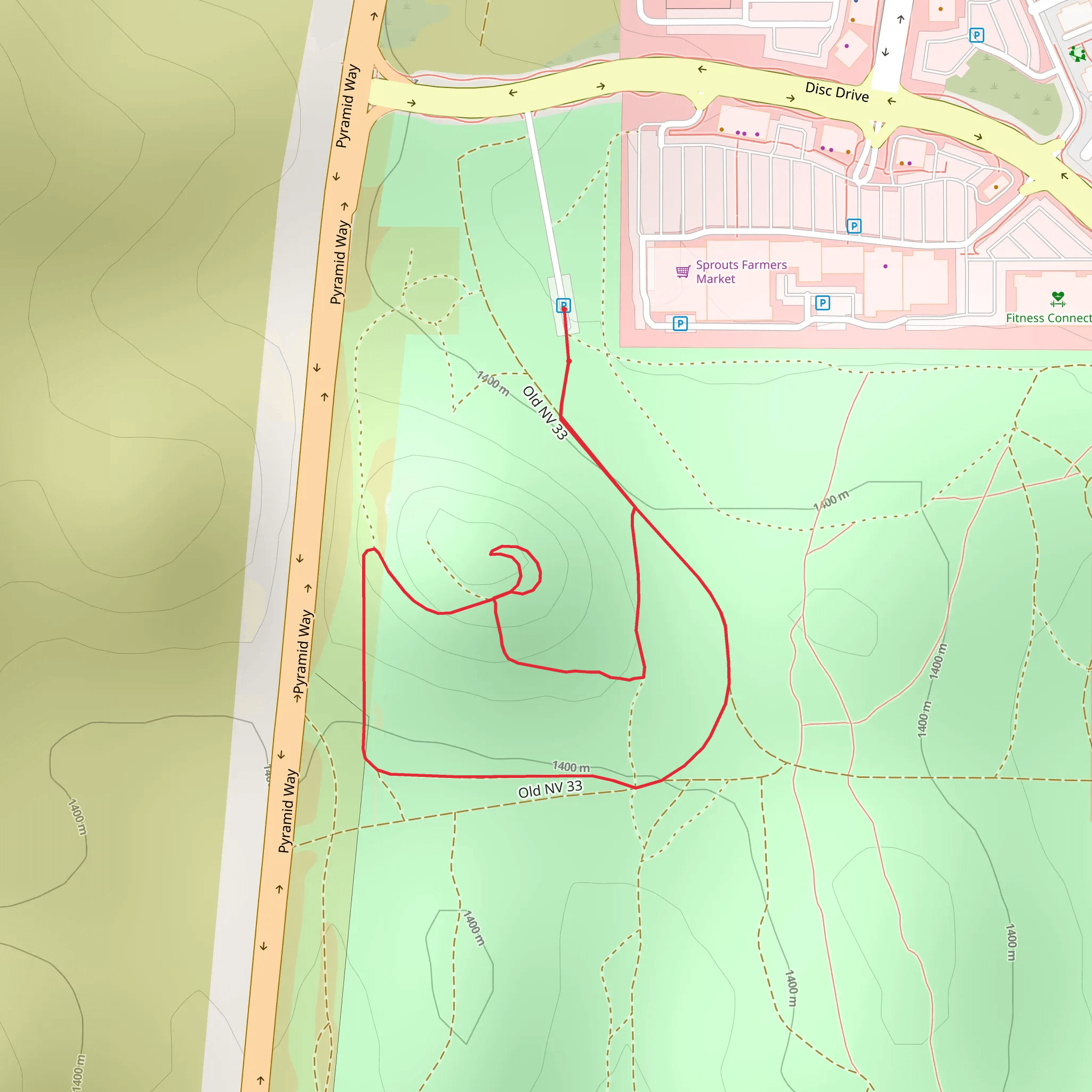 Old NV 33 Loop mobile static map