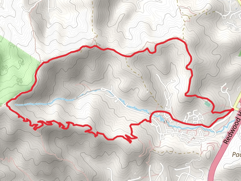Chicken Shack Fire Road - Ponti Loop Trail