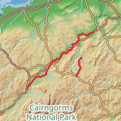 Speyside Way and Cairngorms 7-Day Gentle Tour (Hillwalk Tours) mobile static map