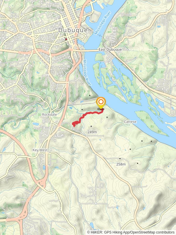 Mesquakie Loop via Calcite Trail