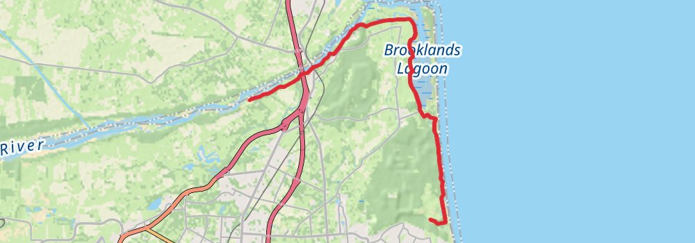 The Christchurch 360 Trail stage 3 Map