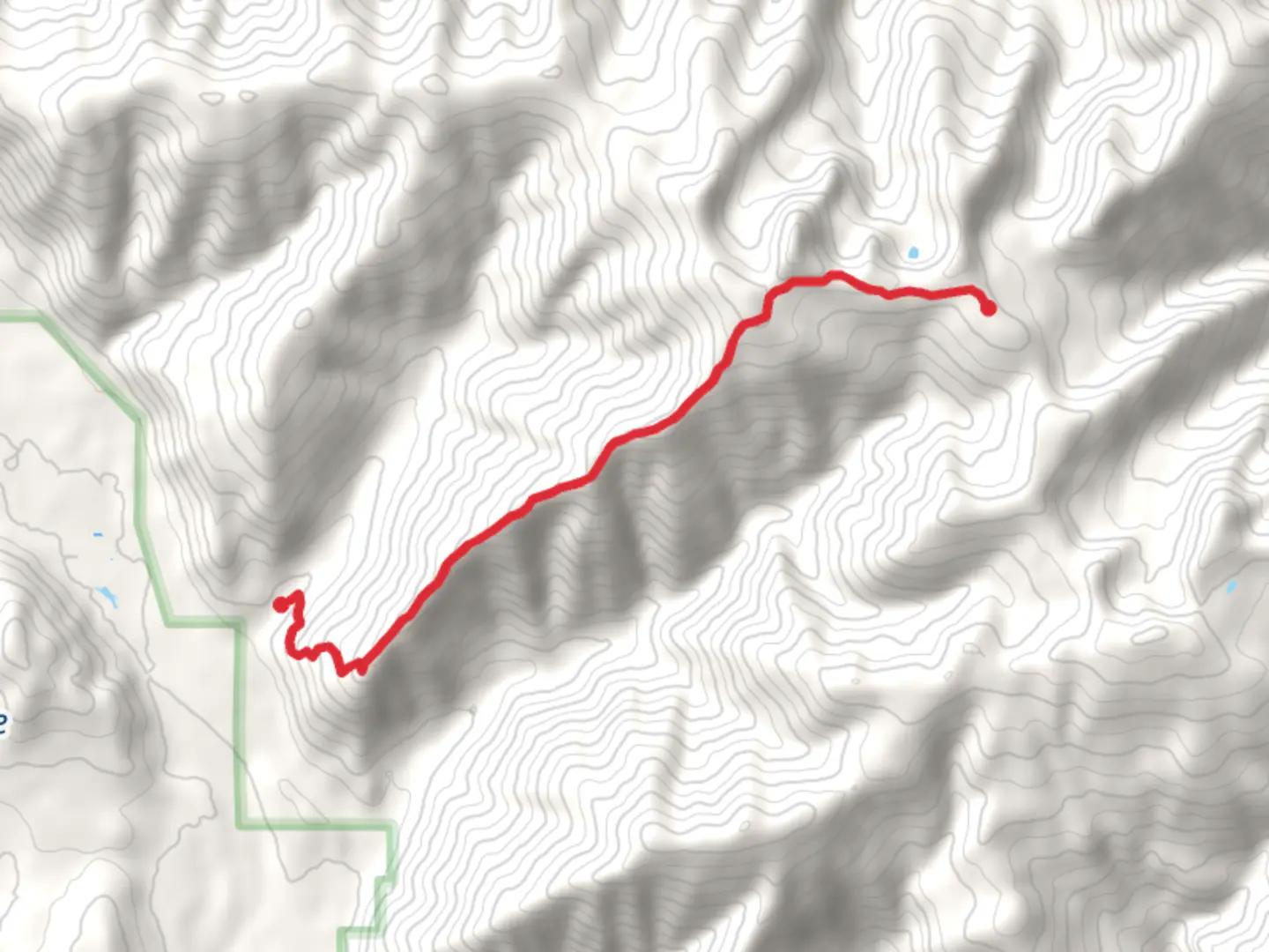 An image depicting the trail Pulpit Mountain National Recreation Trail and its surrounding area.