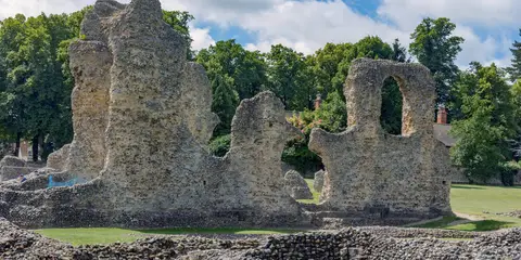 An image depicting the trail Lavenham Woodland Walk - Bury St Edmunds - Suffolk and its surrounding area.
