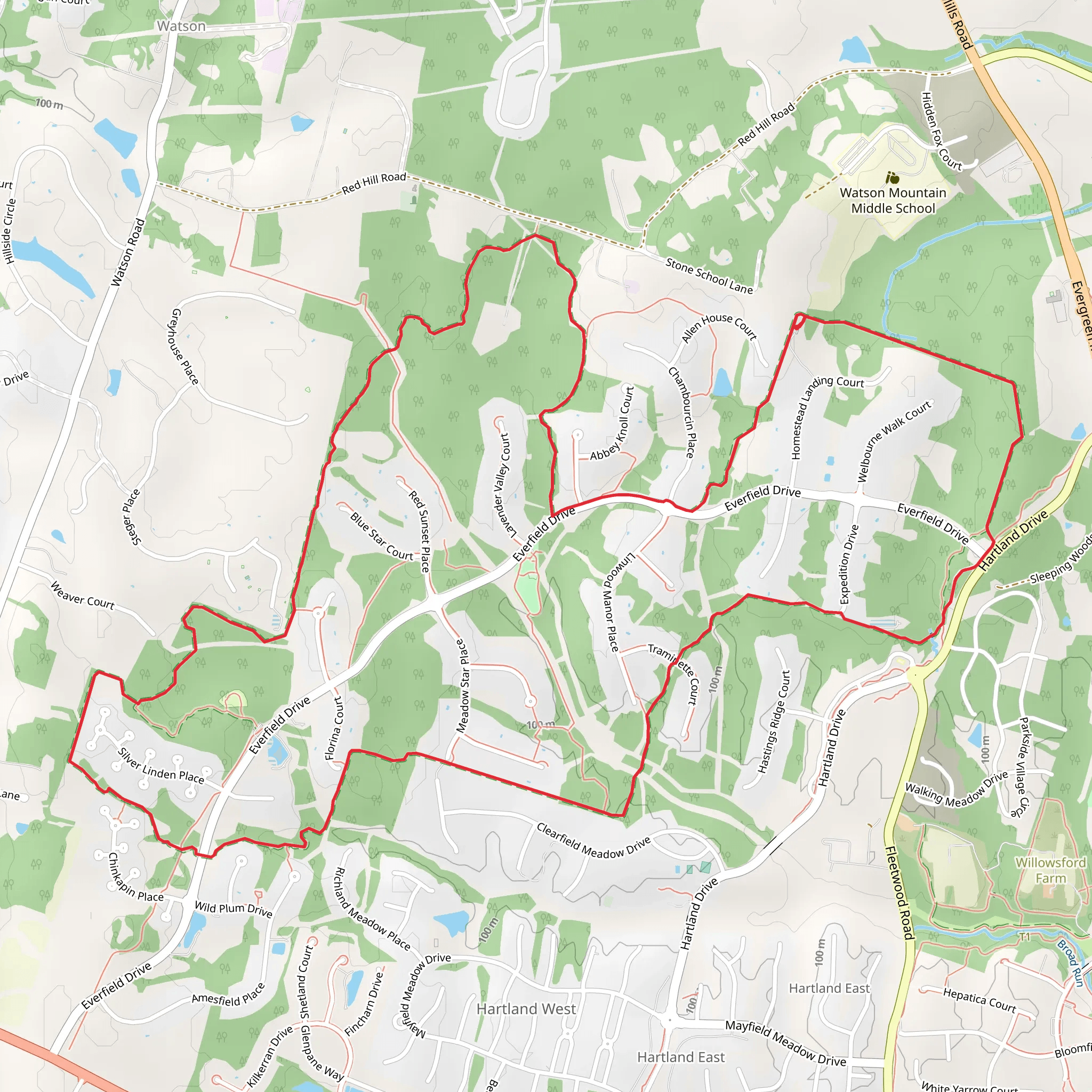 Grant Loop mobile static map