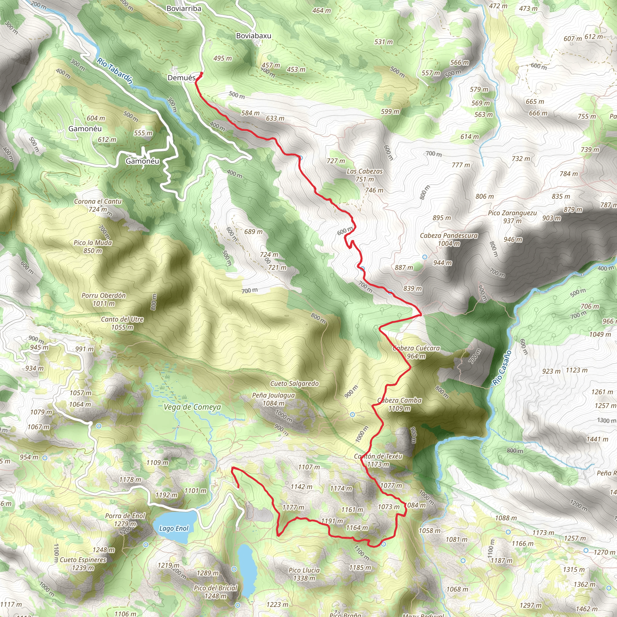 PR PNPE 8 Demués - Los Lagos mobile static map