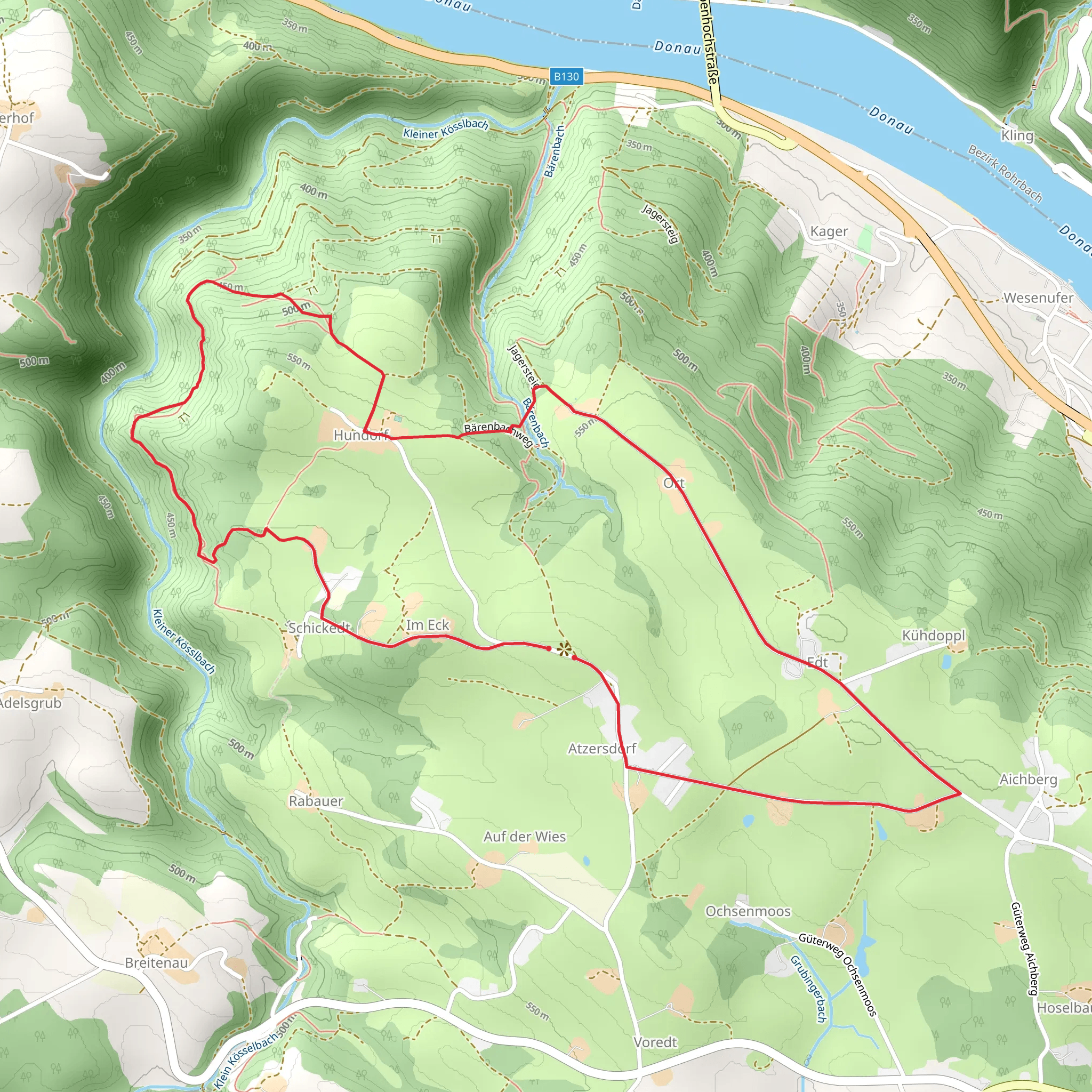 Kösslbachweg Loop - No 75 mobile static map