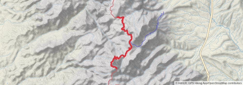 Arizona Trail stage 41 Map