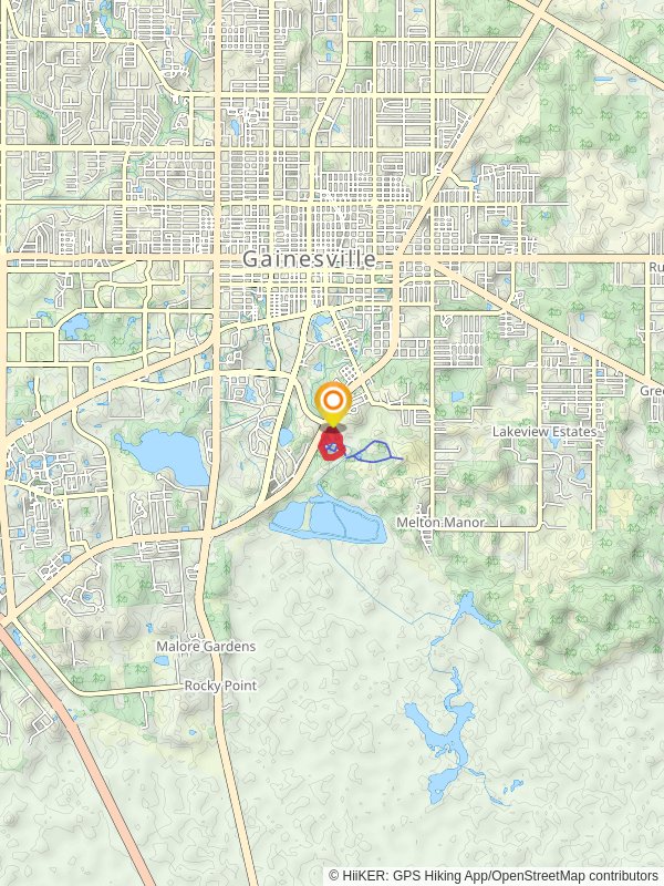 West Loop Trail mobile static map