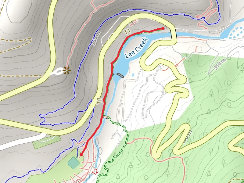 Butterfield Hiking Trail - Lake Trail mobile static map