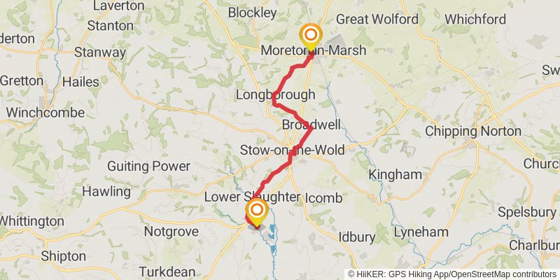 Monarch's Way stage 16 Map