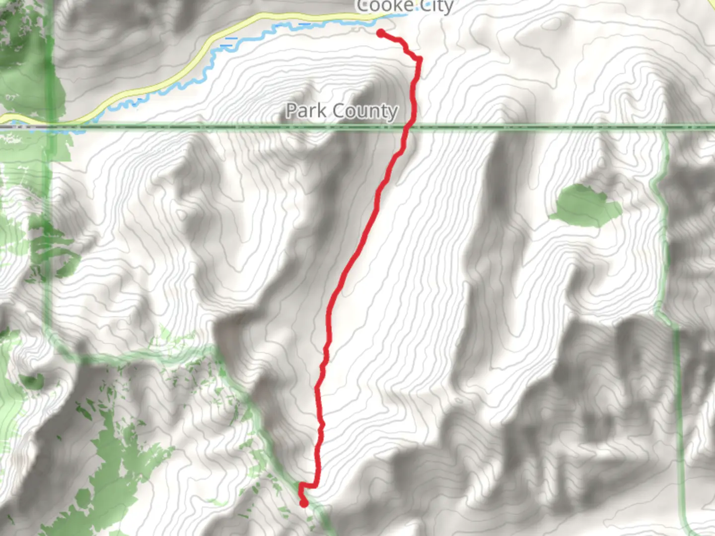 An image depicting the trail Republic Pass via Republic Creek Trail and its surrounding area.