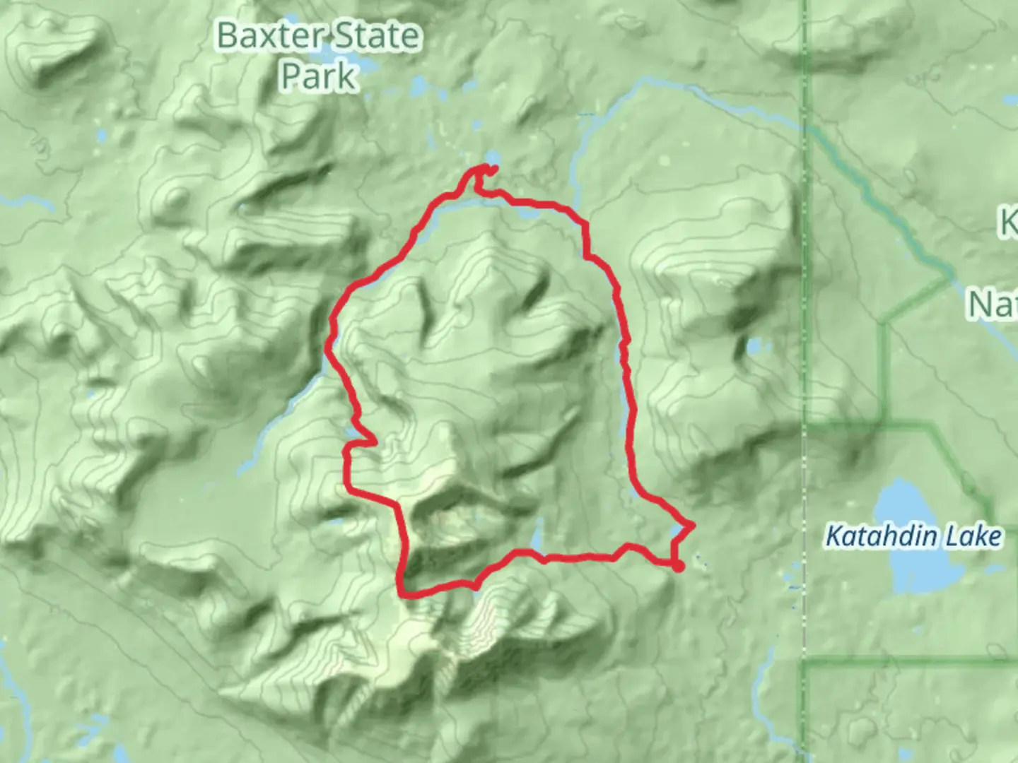An image depicting the trail Russell Pond Trail and Northwest Basin Trail Loop and its surrounding area.