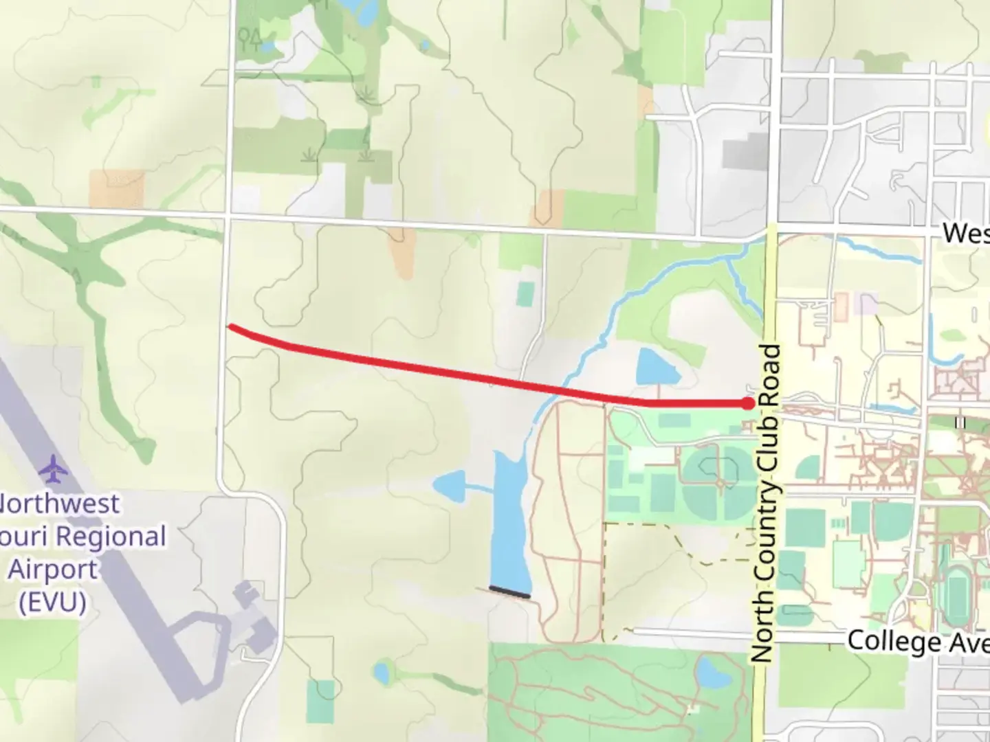 An image depicting the trail Ed Phillips Memorial Arena Walk and its surrounding area.