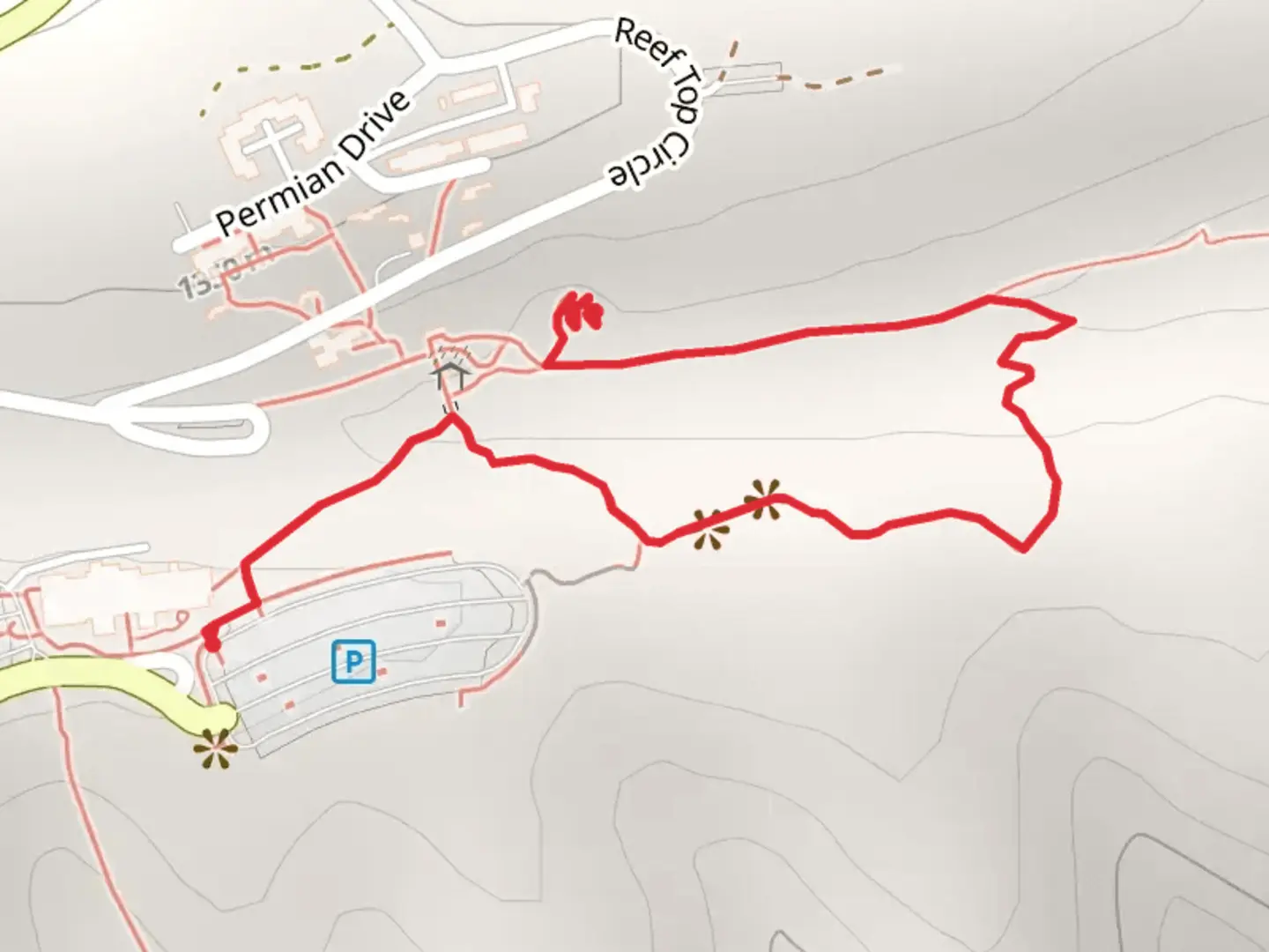An image depicting the trail Carlsbad Cavern Highway Loop - East and its surrounding area.