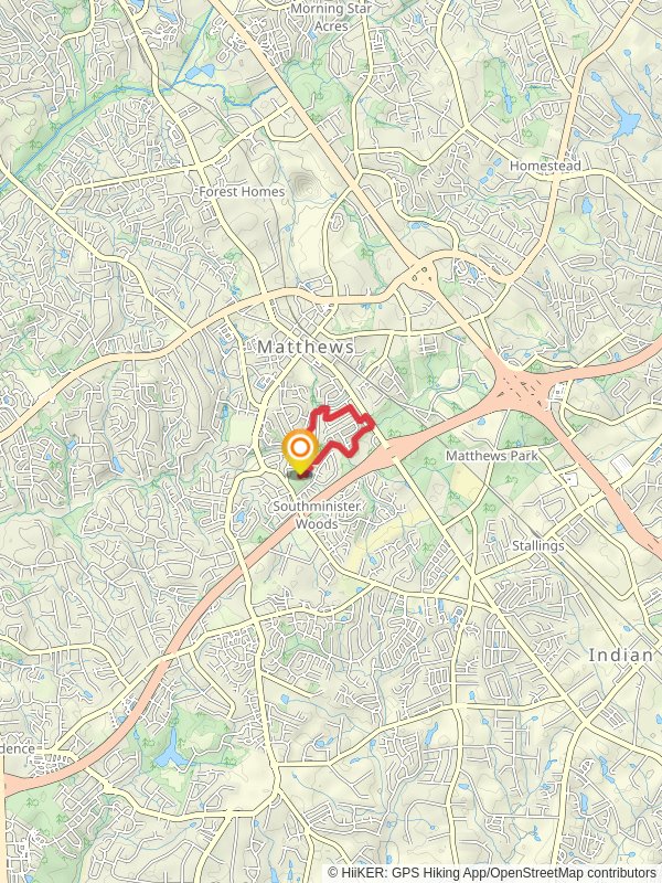 Four Mile Creek Greenway Loop - Squirrel Lake Park