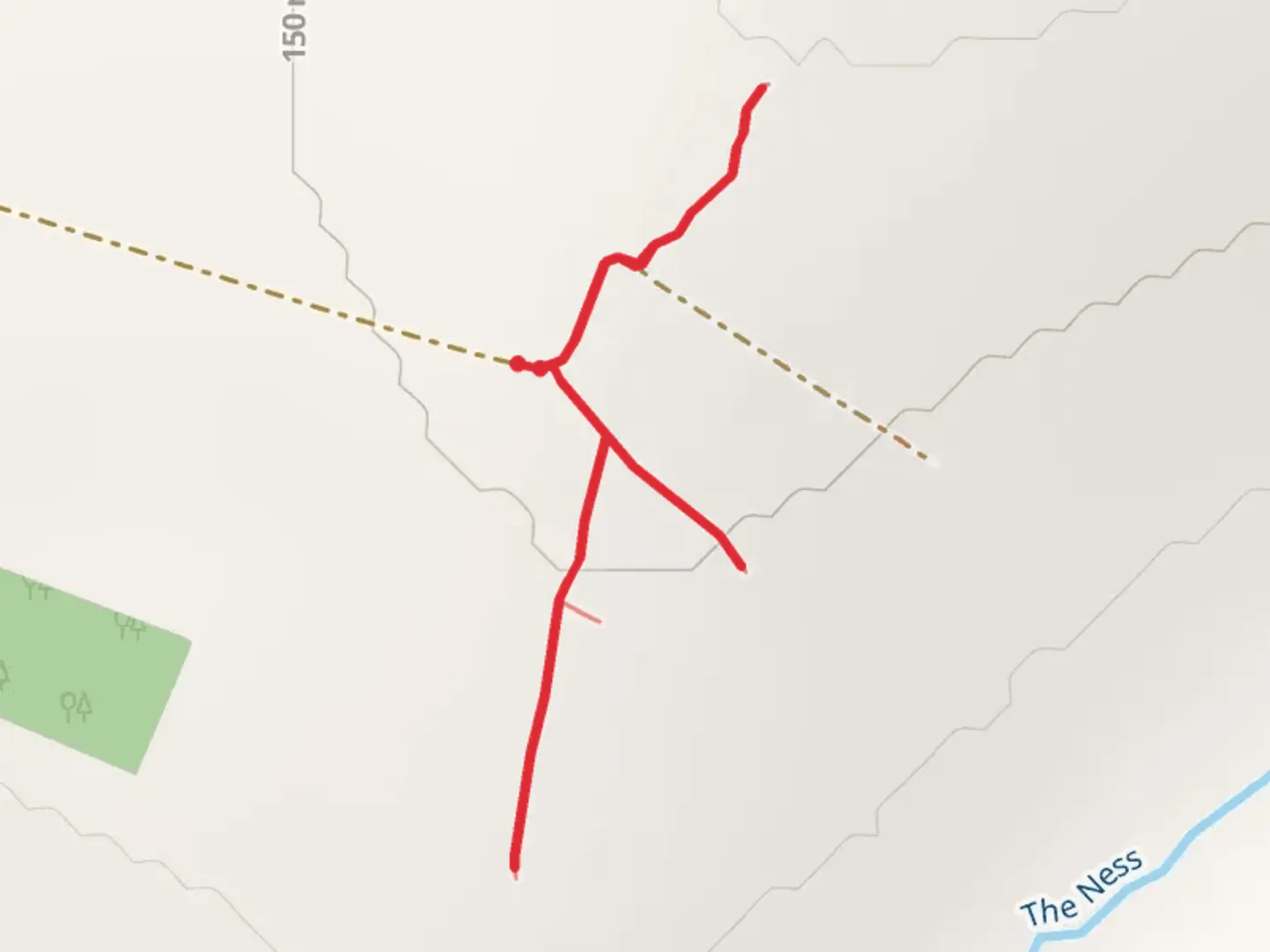 An image depicting the trail Ballygroll Prehistoric Complex and its surrounding area.