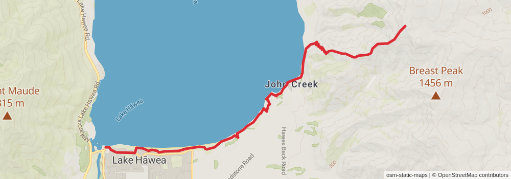 Te Araroa South Island stage 59 Map