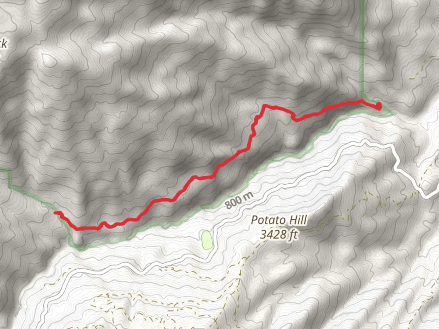 An image depicting the trail Bathhouse Trail and its surrounding area.