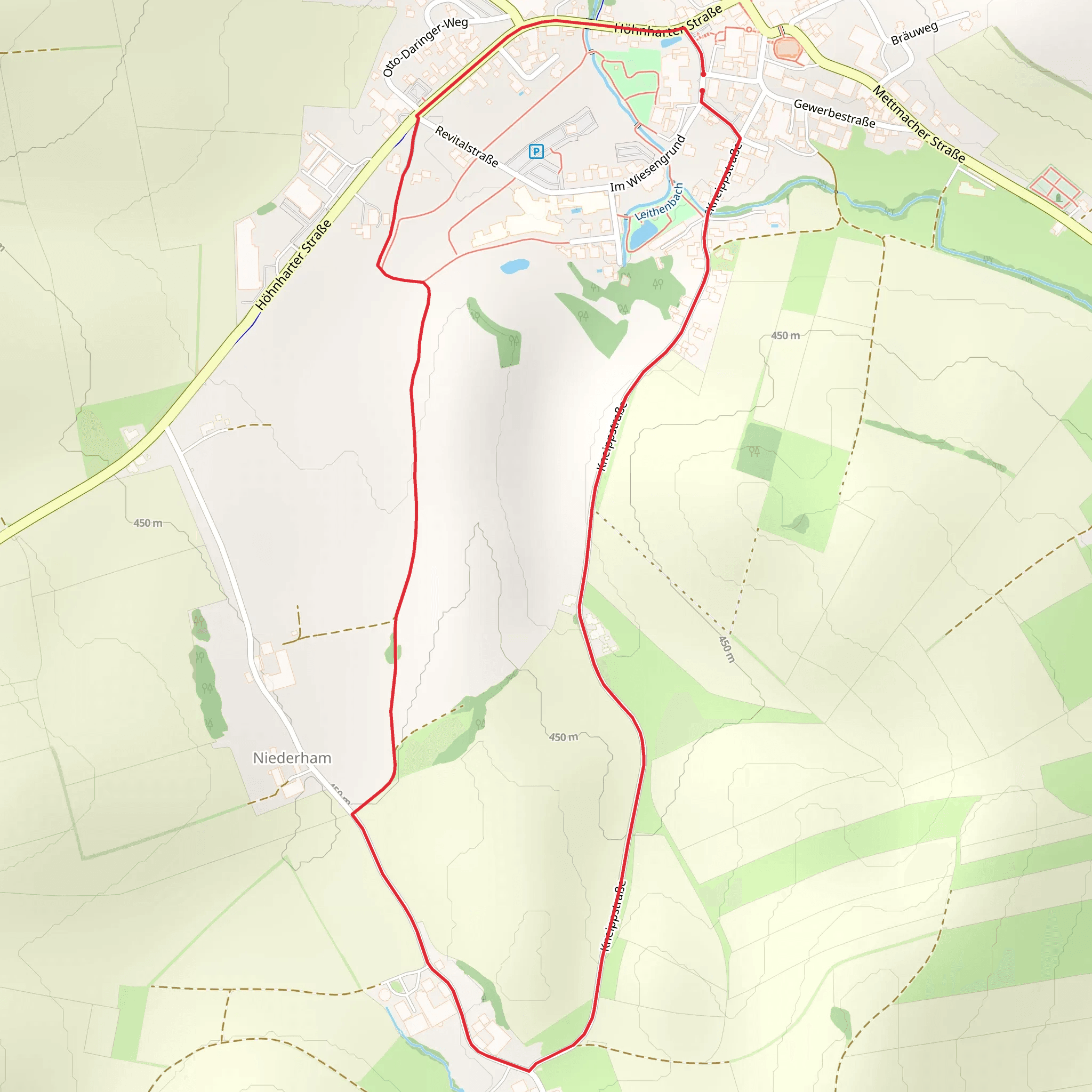 Stibler-Weg - 8 mobile static map