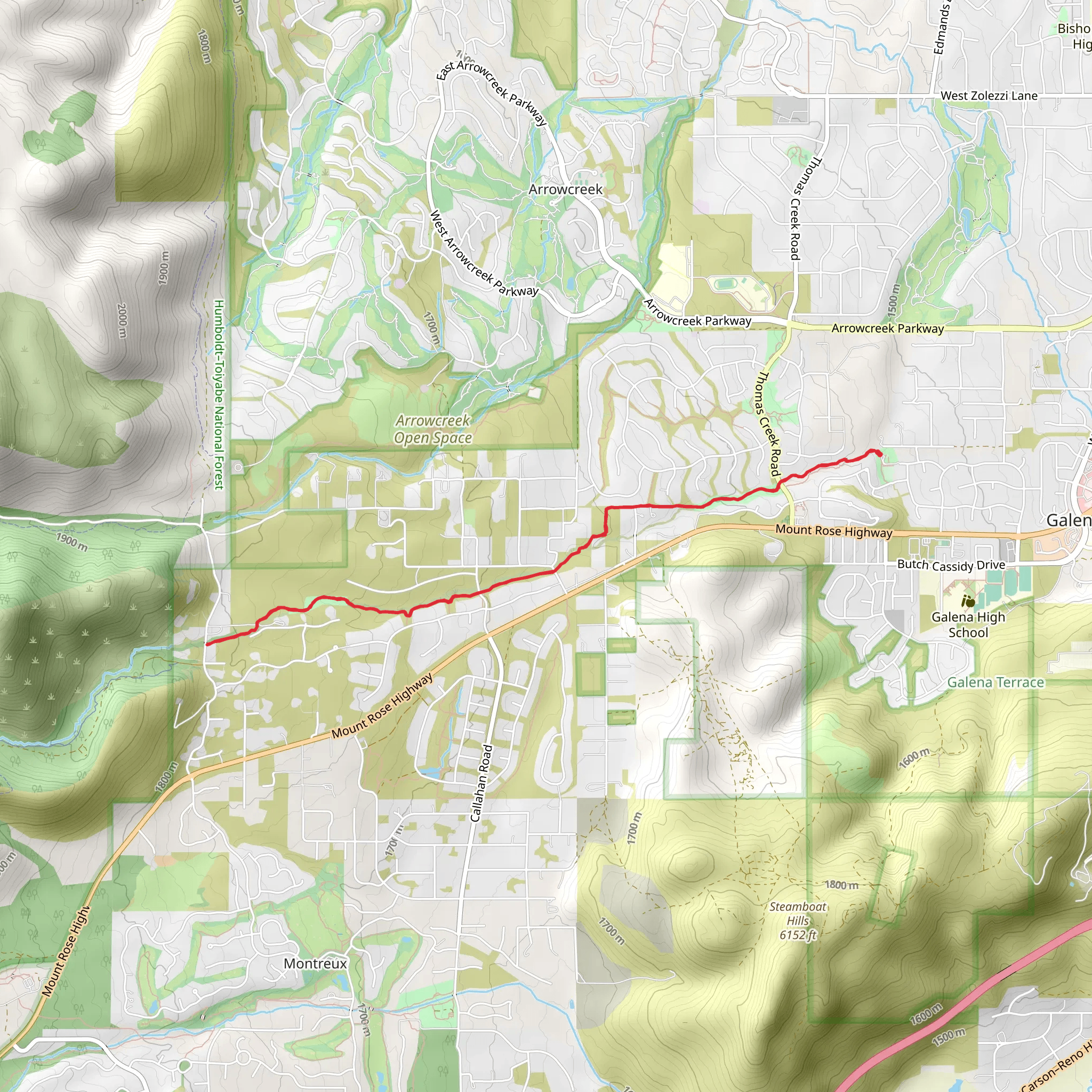 Whites Creek mobile static map