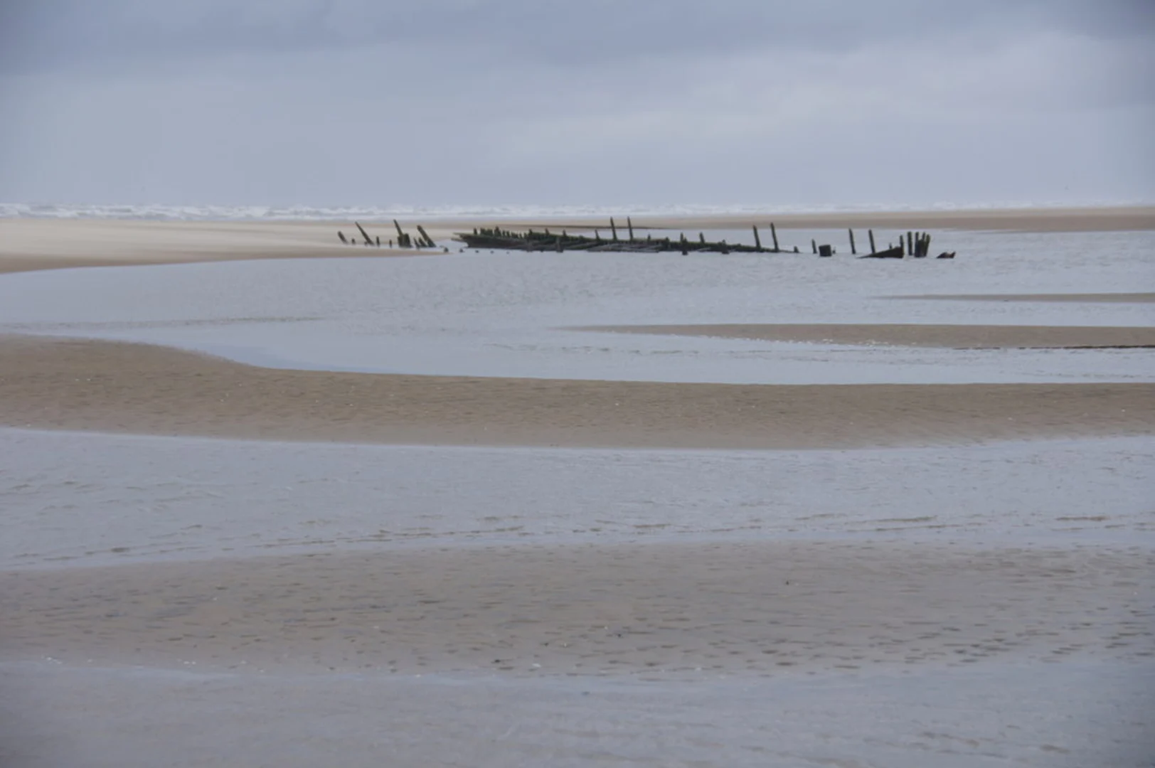 An image depicting the trail Old Dune Path North - Ainsdale Sands National Nature Reserve and its surrounding area.