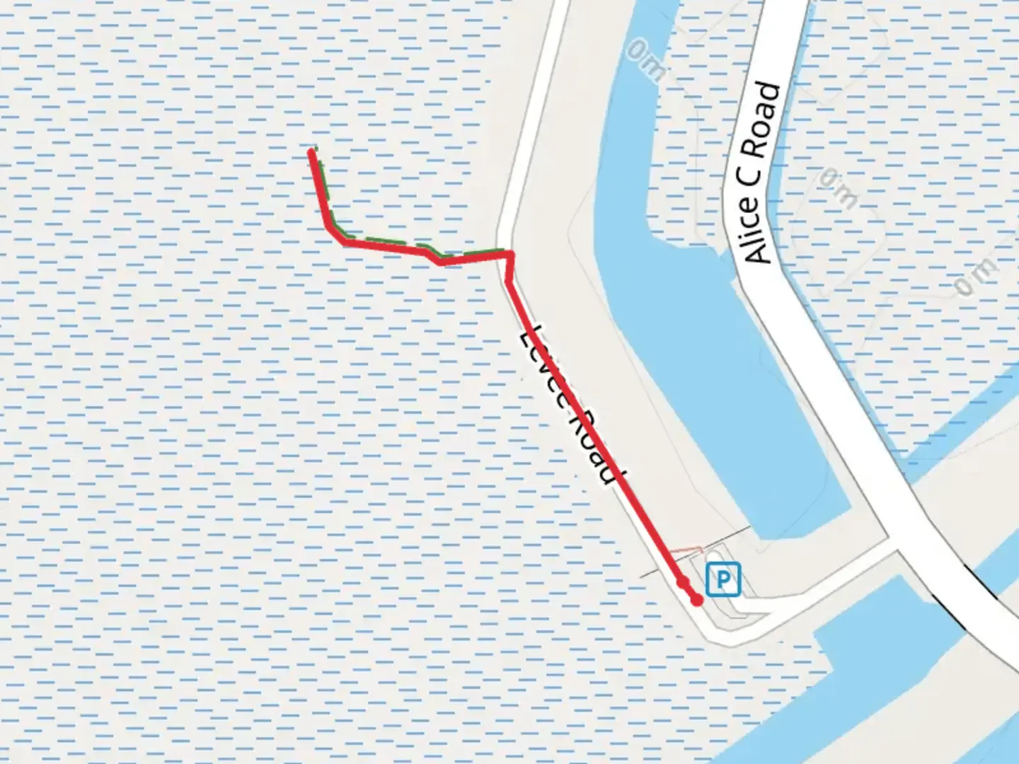 An image depicting the trail Garden City Boardwalk and its surrounding area.