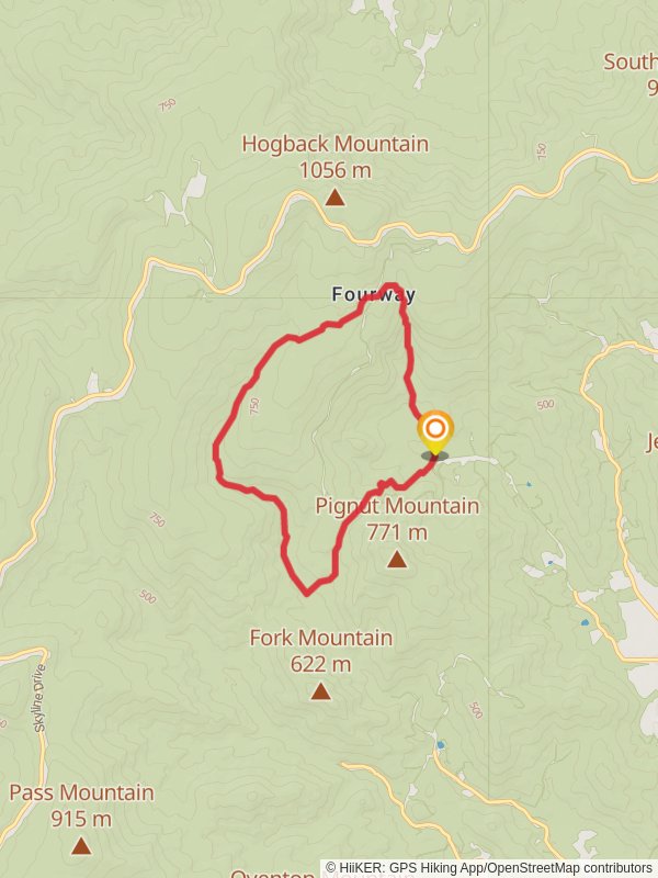 Little Devils Stairs and Piney Branch Loop Trail