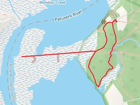 Otter Point Trail, Utility Trail and Yellow Loop