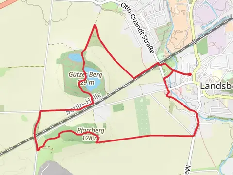 Gützer Berg and Pfarrberg Loop