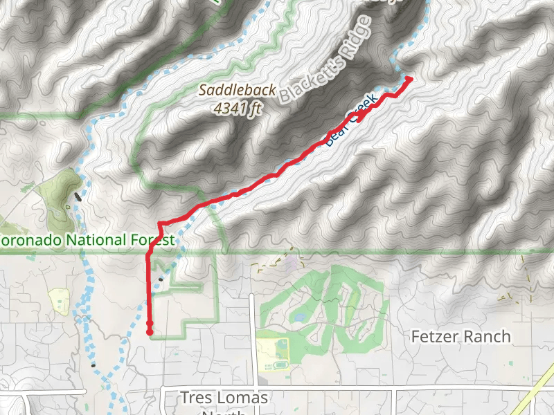 Bear Canyon Trail via North Bear Canyon Access