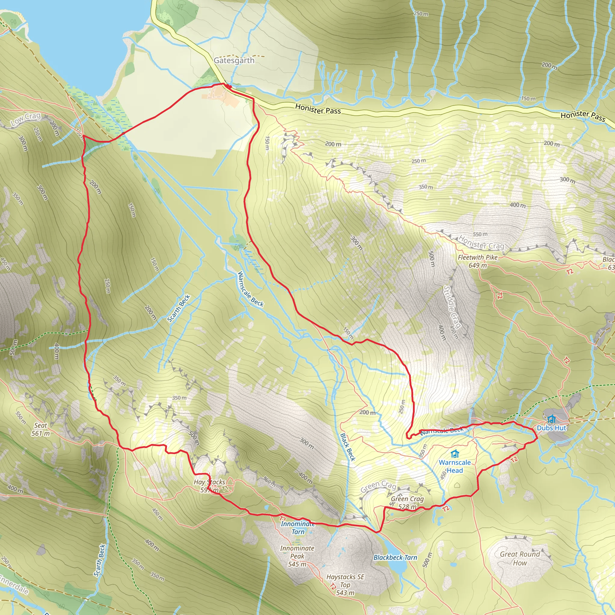 Hey Stacks and Warnscale Bottom Loop mobile static map