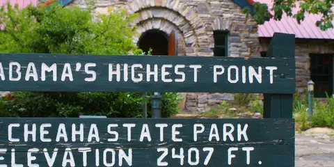 An image depicting the trail Cave Creek Trail Pinhoti Trail Loop and its surrounding area.
