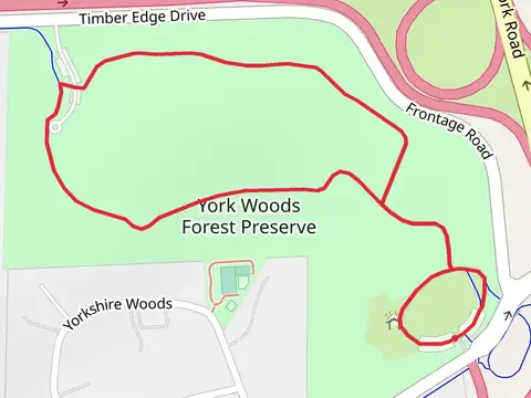 York Woods Forest Preserve Loop