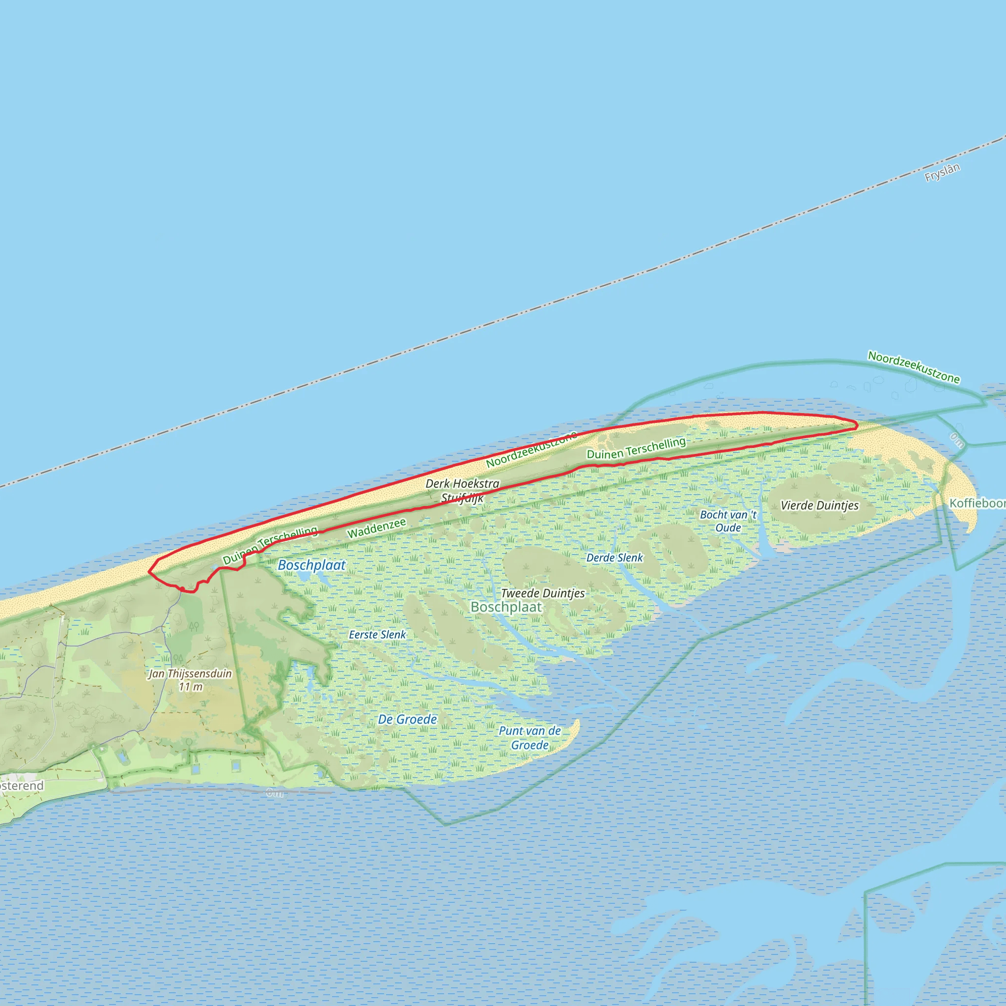Derk Hoekstradtuifdijk and Cupido's Polder Loop mobile static map