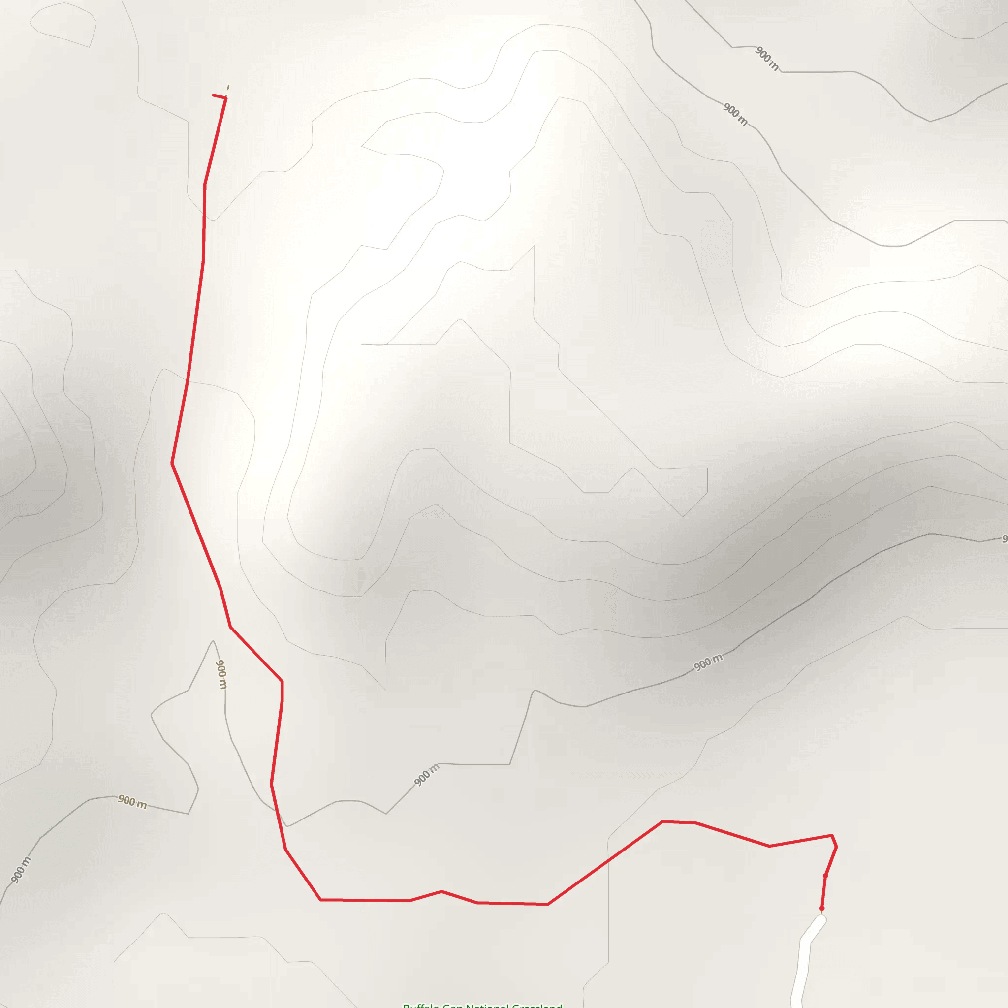 French Creek Campground Trail mobile static map