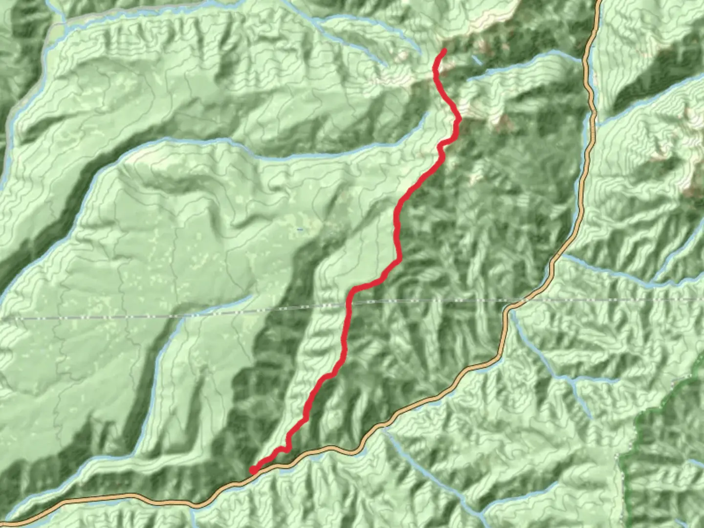 An image depicting the trail Calico Trail and its surrounding area.